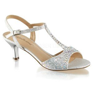 AUDREY 05, SILVER GLITTER RHINESTONE